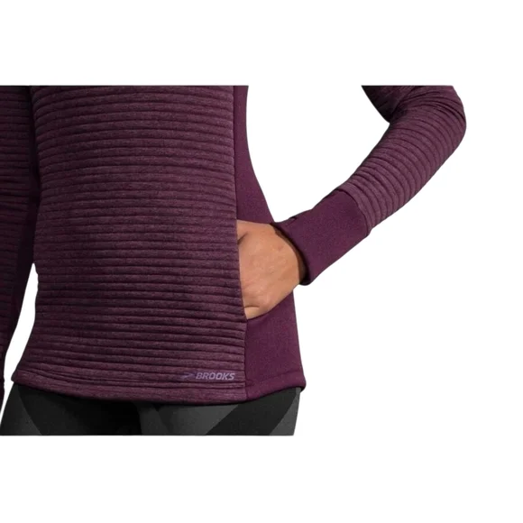 Brooks Fly By ½ Zip Running Top Jacket Size Large - Picture 3 of 12